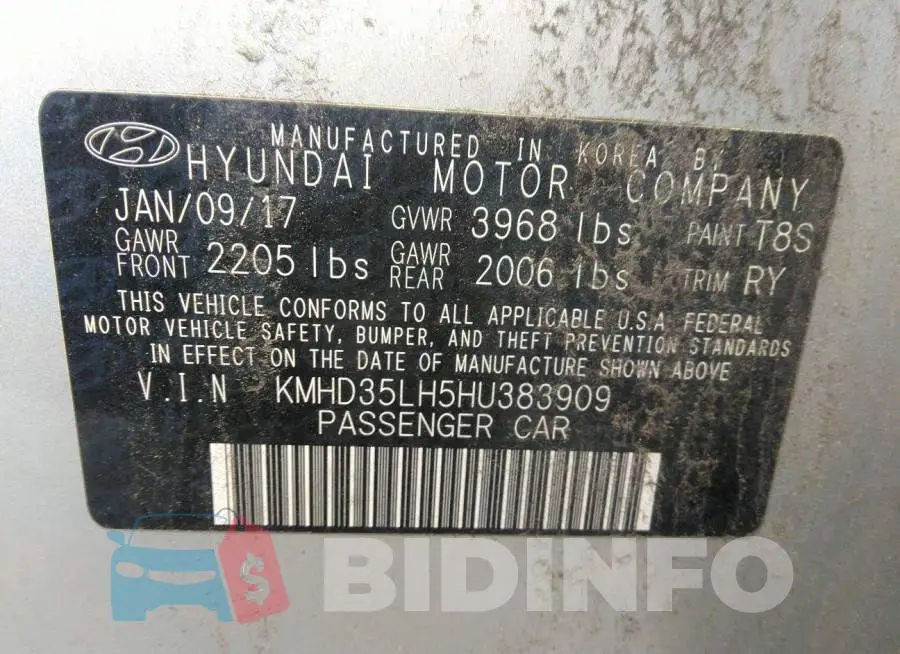 KMHD35LH5HU383909 Photo# 9