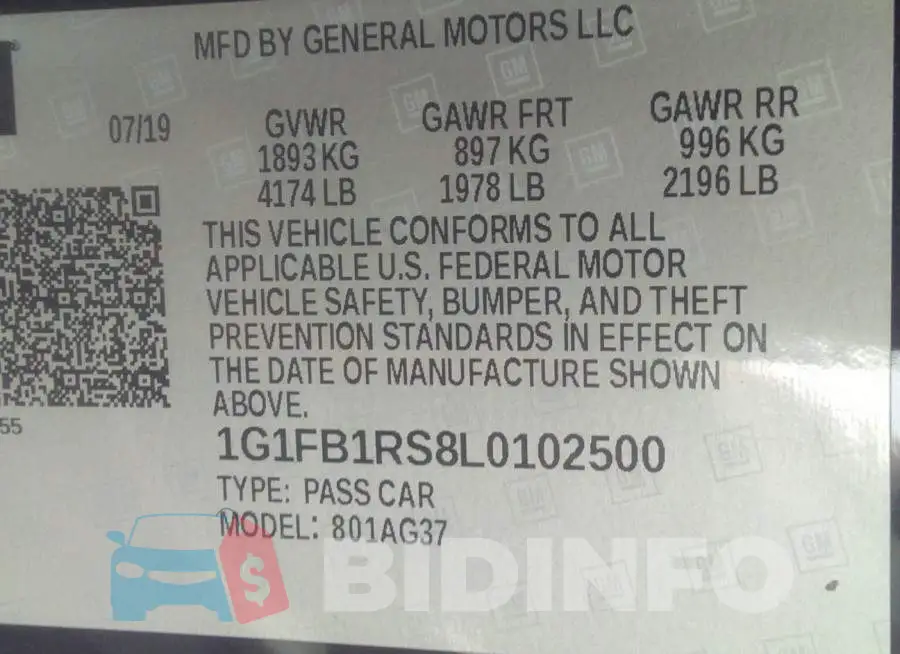 1G1FB1RS8L0102500 Photo# 9