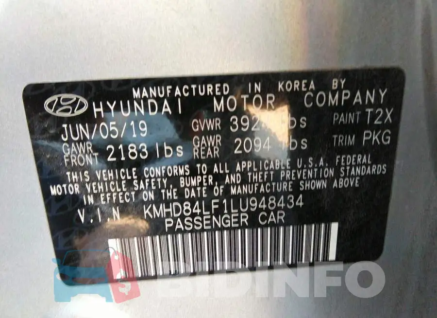KMHD84LF1LU948434 Photo# 9