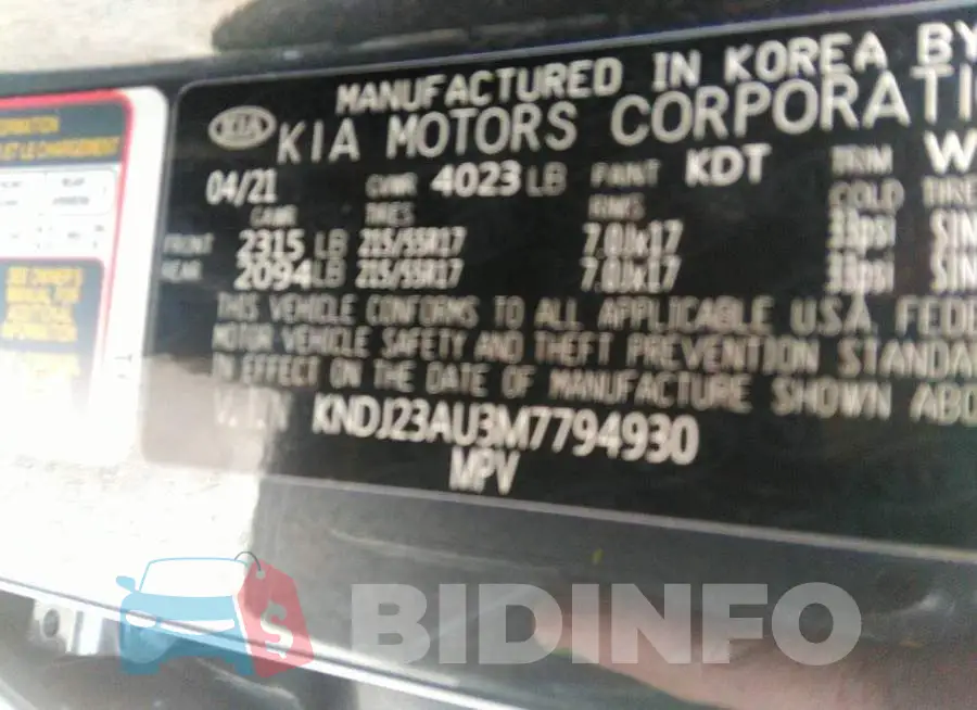 KNDJ23AU3M7794930 Photo# 9