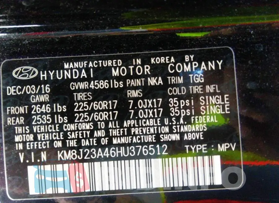 KM8J23A46HU376512 Photo# 9
