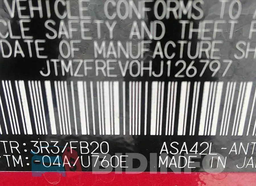 JTMZFREV0HJ126797 Photo# 9