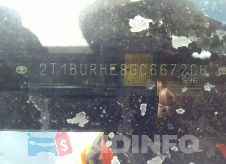 2T1BURHE8GC667206 Photo# 9