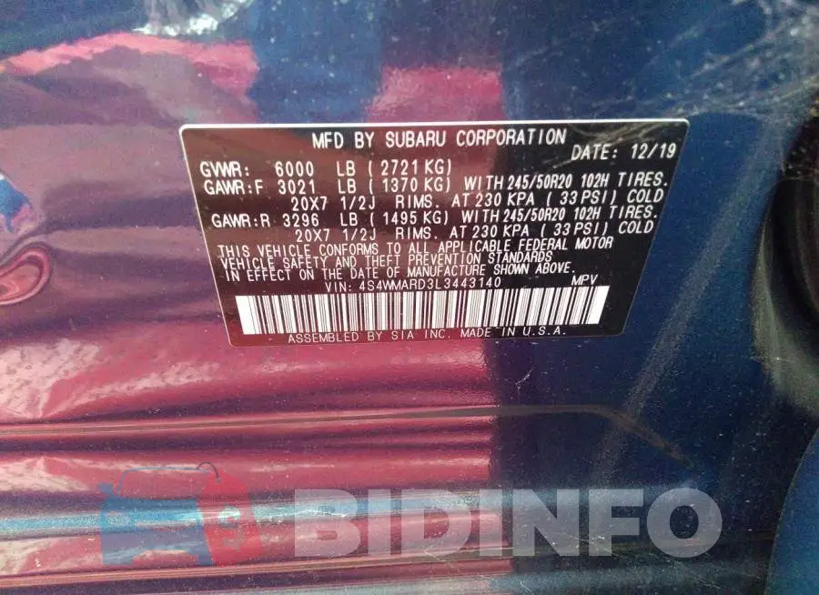 4S4WMARD3L3443140 Photo# 9