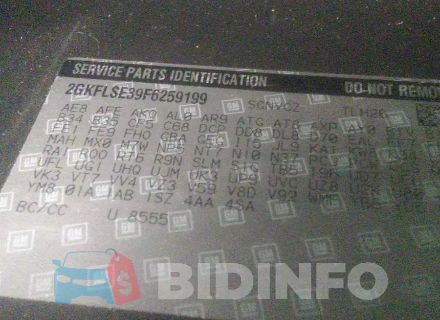 2GKFLSE39F6259199 Photo# 9