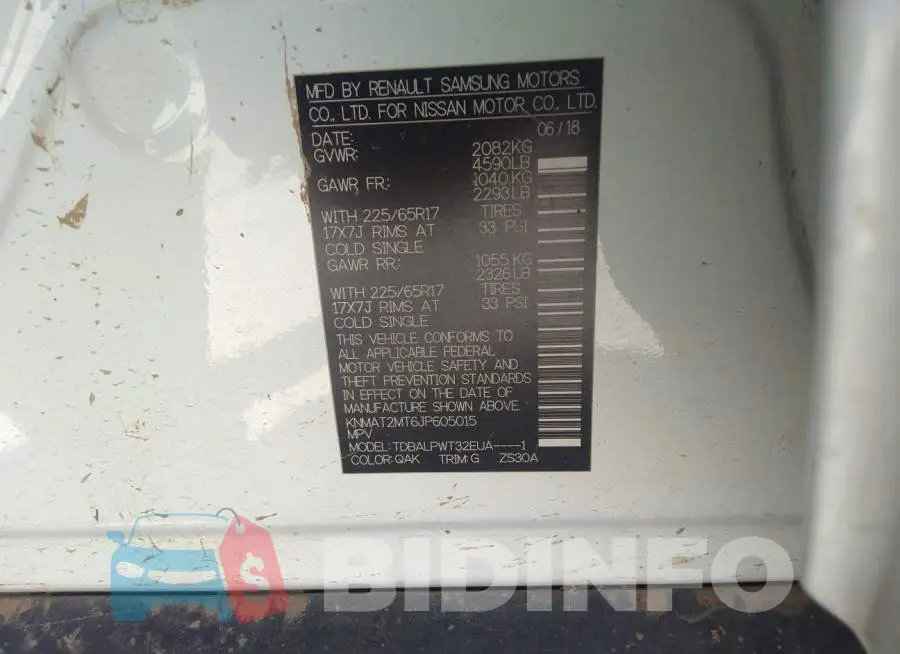 KNMAT2MT6JP605015 Photo# 9