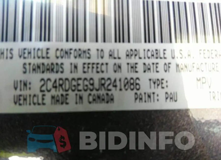 2C4RDGEG9JR241086 Photo# 9