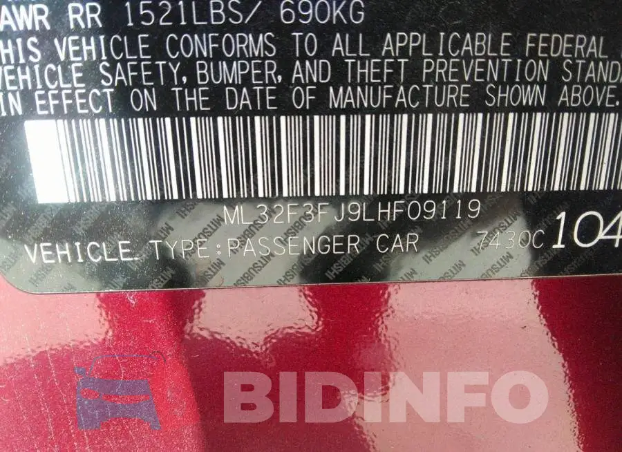 ML32F3FJ9LHF09119 Photo# 9