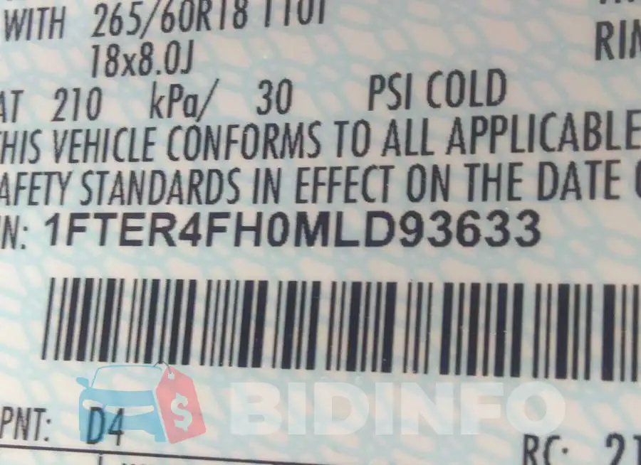 1FTER4FH0MLD93633 Photo# 9