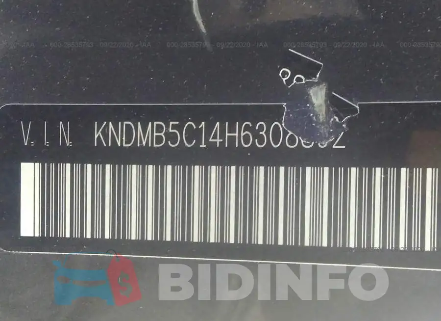 KNDMB5C14H6308892 Photo# 9