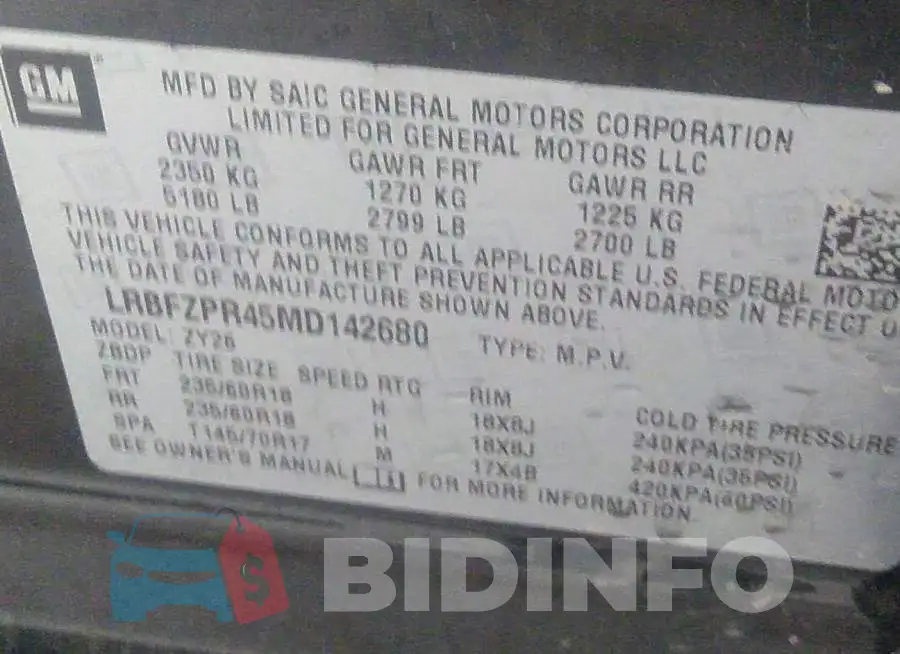 LRBFZPR45MD142680 Photo# 9