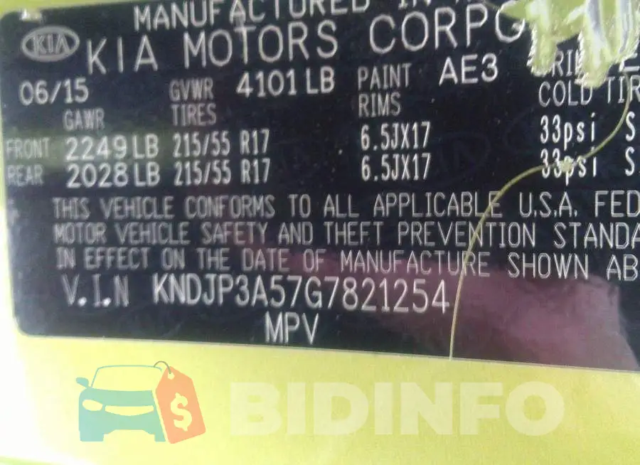 KNDJP3A57G7821254 Photo# 9