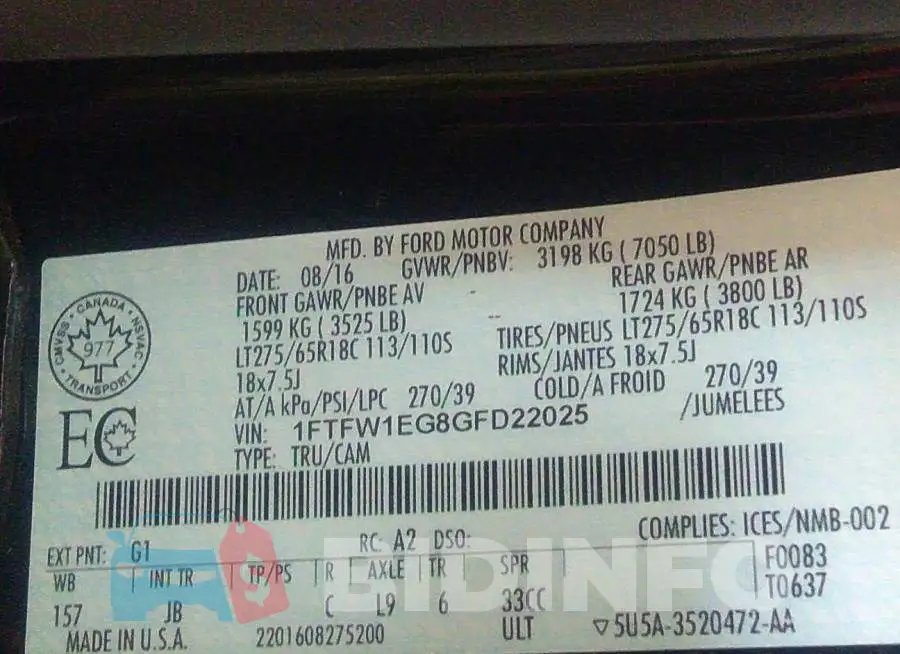 1FTFW1EG8GFD22025 Photo# 9
