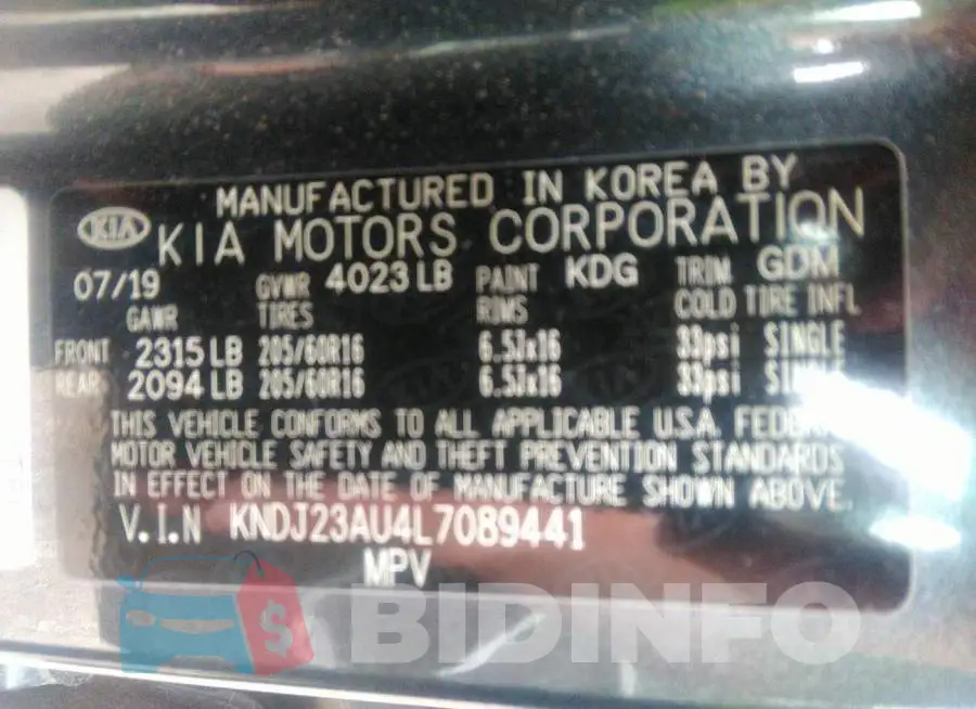 KNDJ23AU4L7089441 Photo# 9