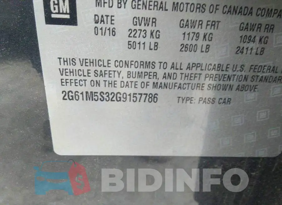2G61M5S32G9157786 Photo# 9