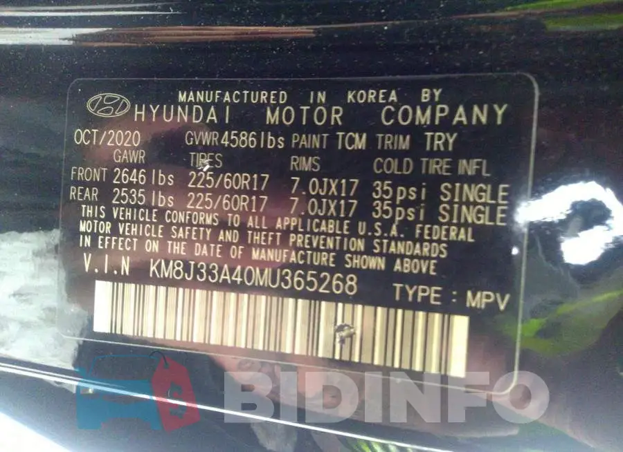 KM8J33A40MU365268 Photo# 9