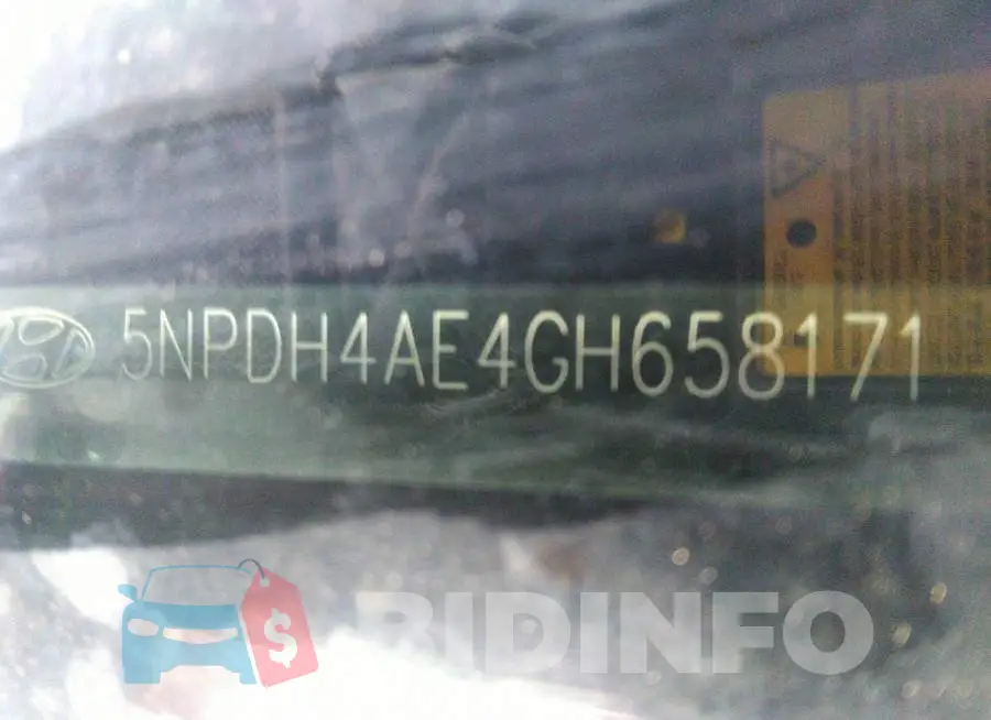5NPDH4AE4GH658171 Photo# 9