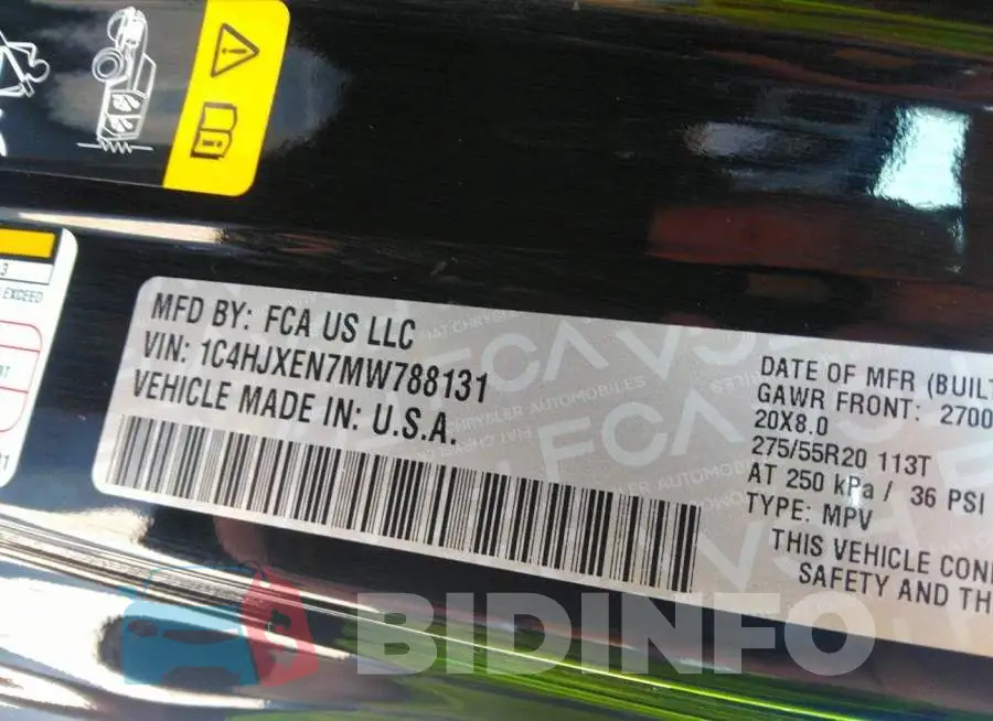 1C4HJXEN7MW788131 Photo# 9
