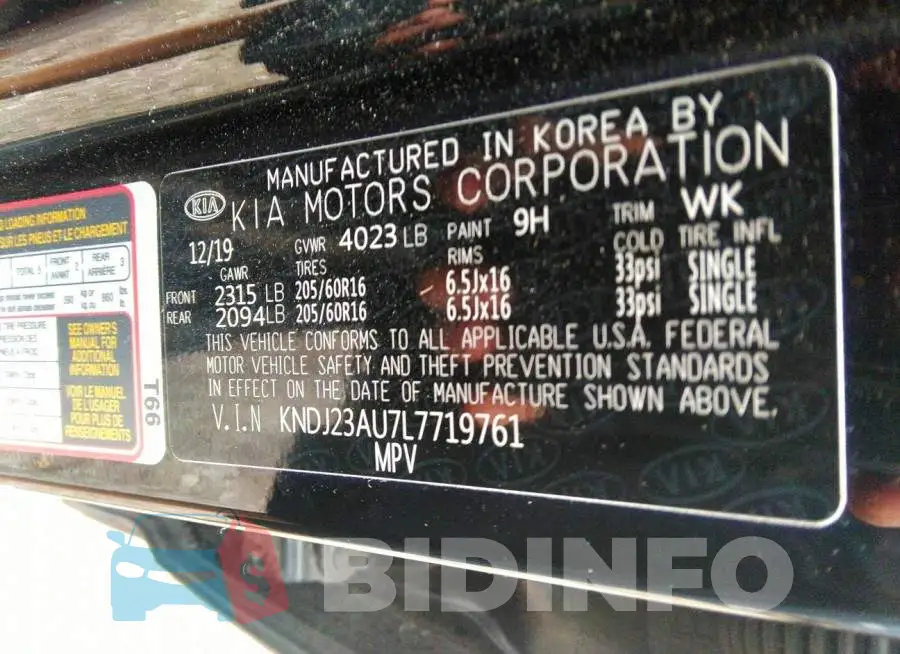 KNDJ23AU7L7719761 Photo# 9