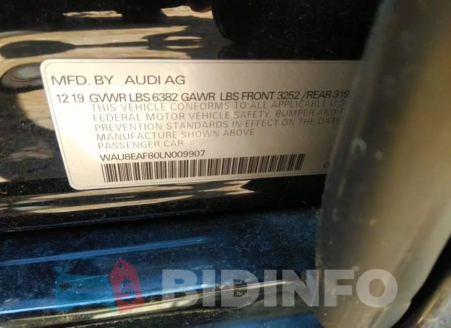 WAU8EAF80LN009907 Photo# 9