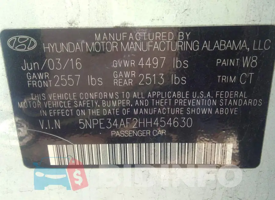 5NPE34AF2HH454630 Photo# 9