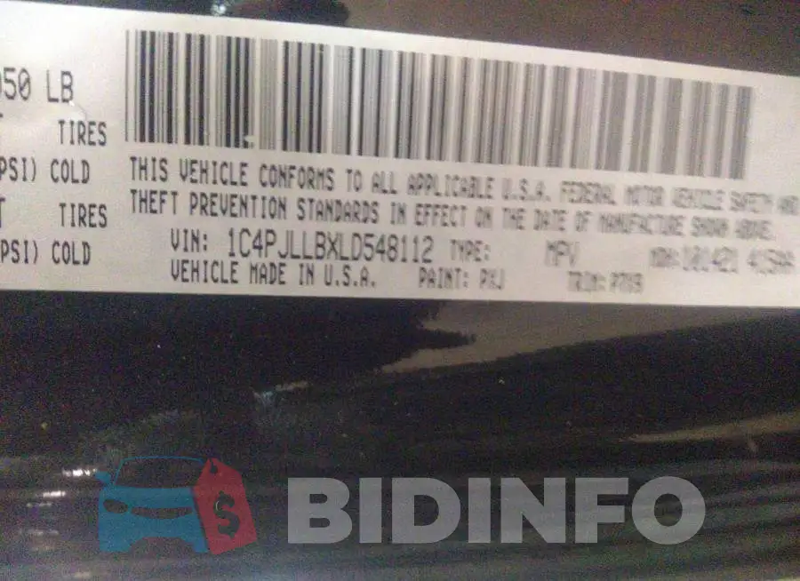 1C4PJLLBXLD548112 Photo# 9