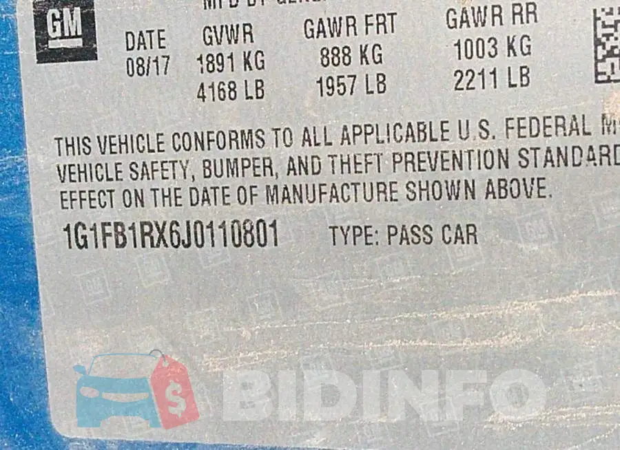 1G1FB1RX6J0110801 Photo# 9