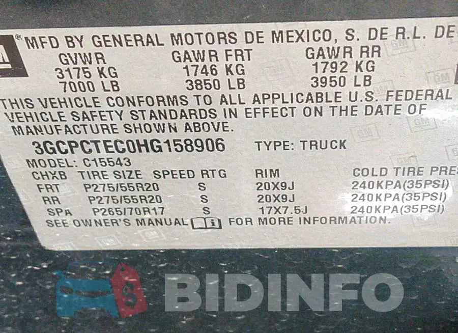 3GCPCTEC0HG158906 Photo# 9