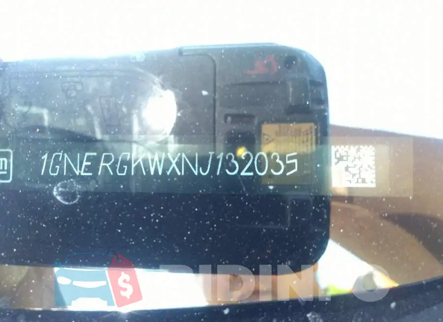 1GNERGKWXNJ132035 Photo# 9