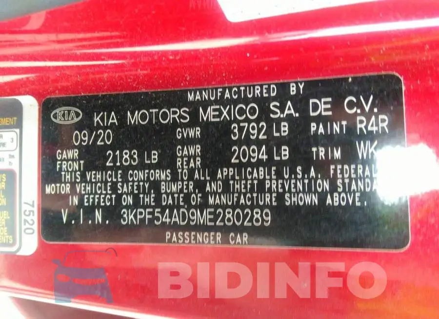 3KPF54AD9ME280289 Photo# 9