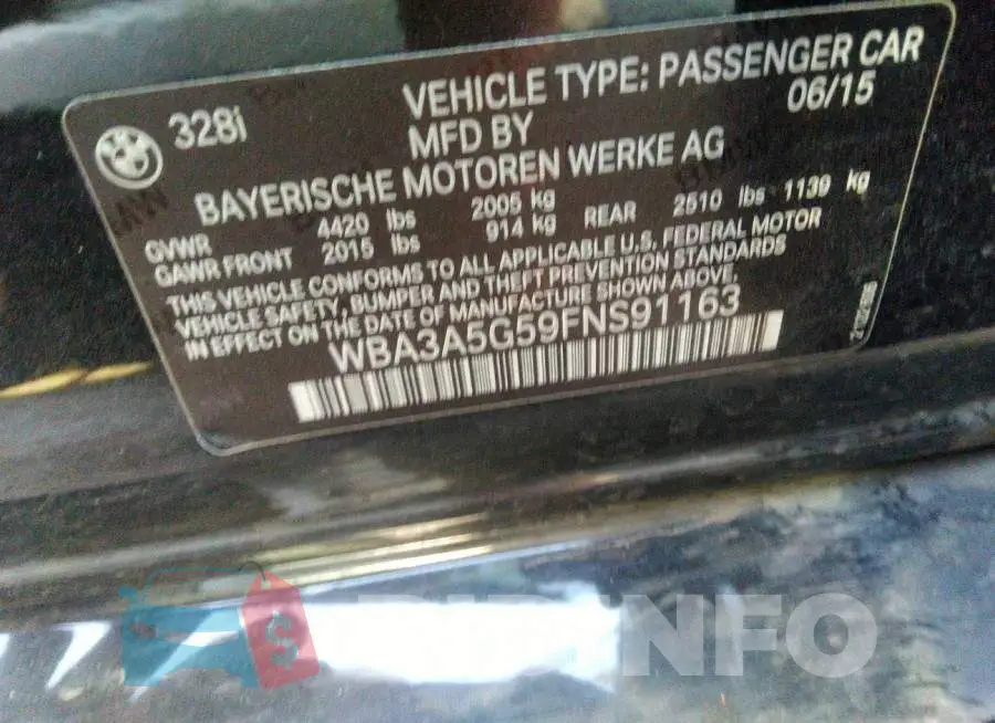WBA3A5G59FNS91163 Photo# 9