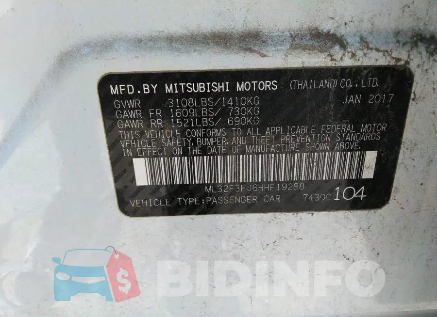 ML32F3FJ6HHF19288 Photo# 9