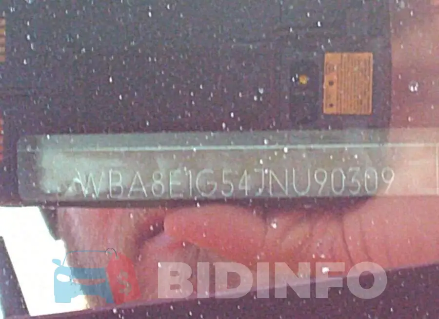 WBA8E1G54JNU90309 Photo# 9