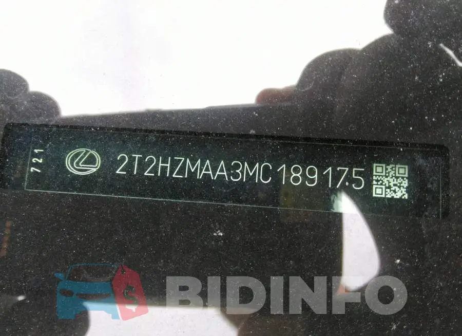2T2HZMAA3MC189175 Photo# 9