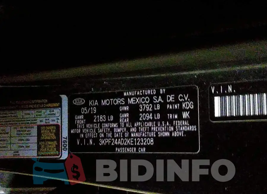 3KPF24AD2KE123208 Photo# 9