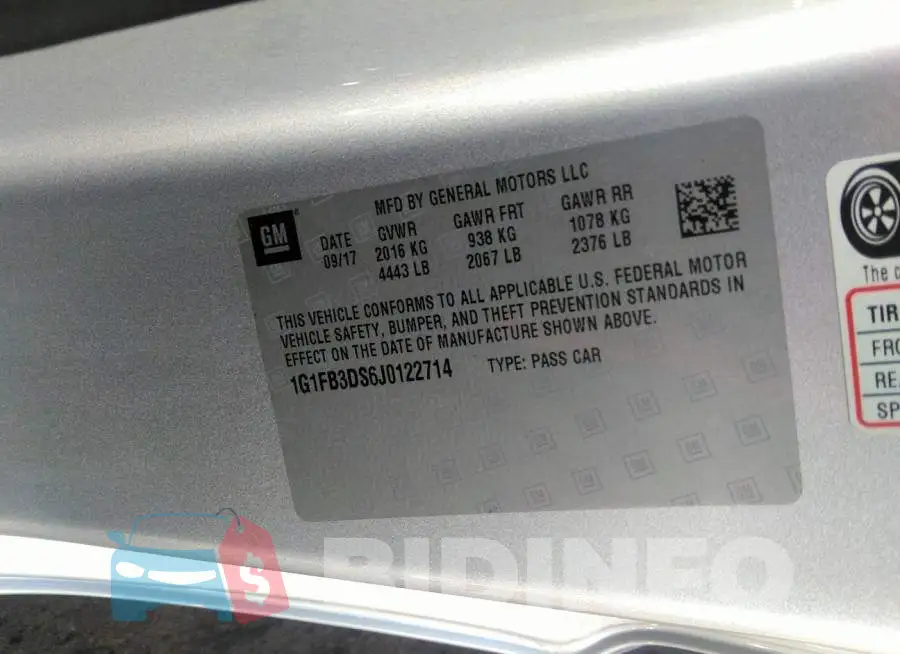 1G1FB3DS6J0122714 Photo# 9