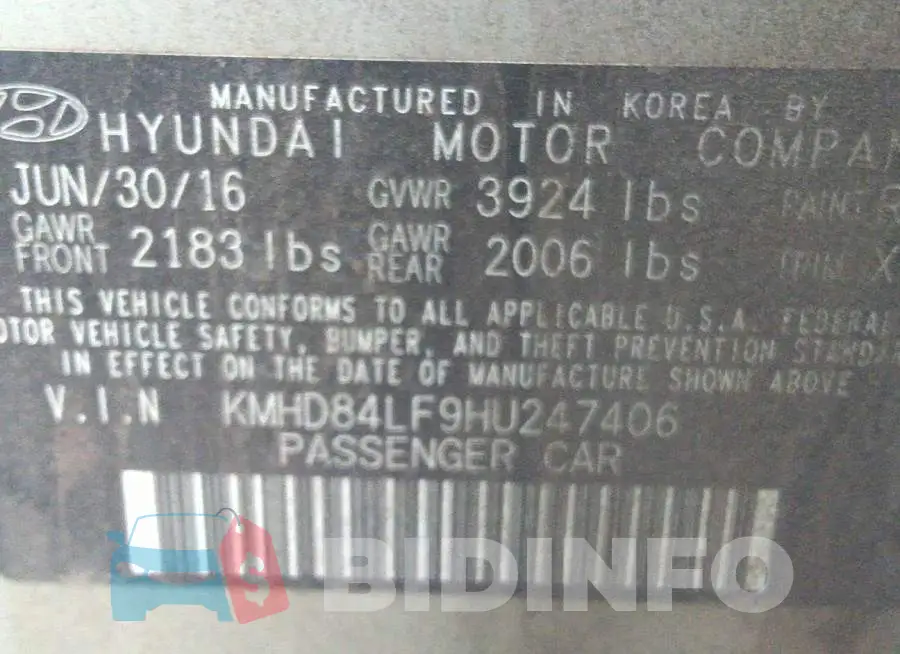 KMHD84LF9HU247406 Photo# 9