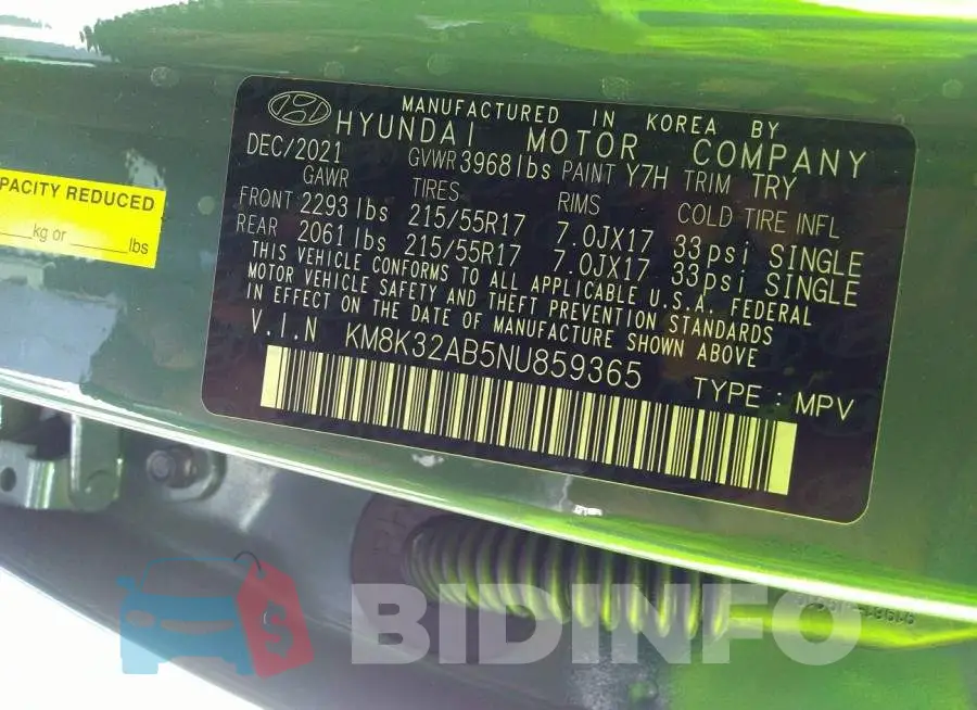 KM8K32AB5NU859365 Photo# 9