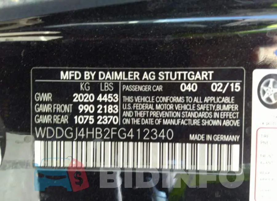 WDDGJ4HB2FG412340 Photo# 9