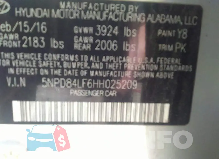 5NPD84LF6HH025209 Photo# 9