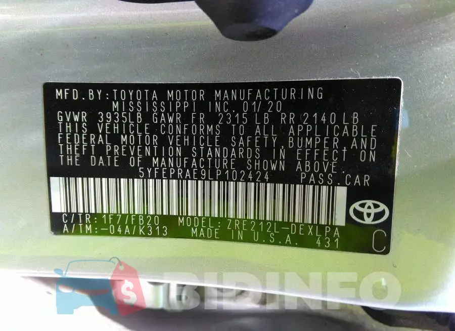5YFEPRAE9LP102424 Photo# 9