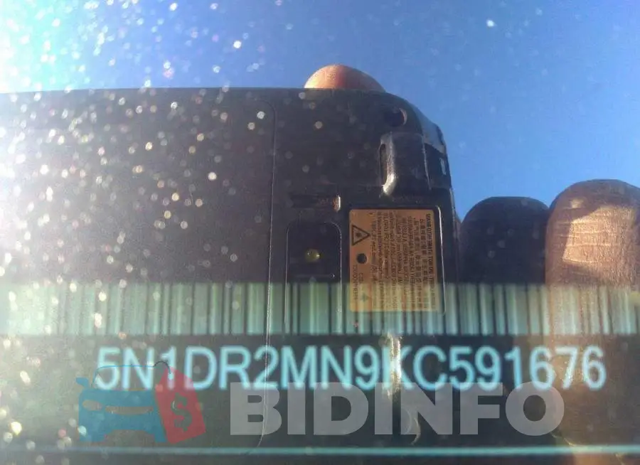 5N1DR2MN9KC591676 Photo# 9