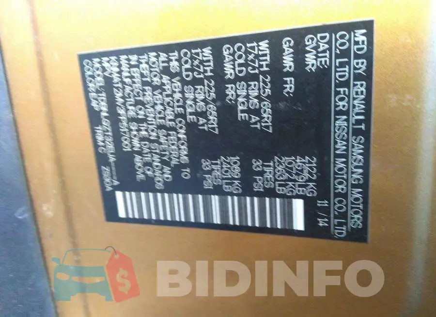 KNMAT2MV3FP517001 Photo# 9