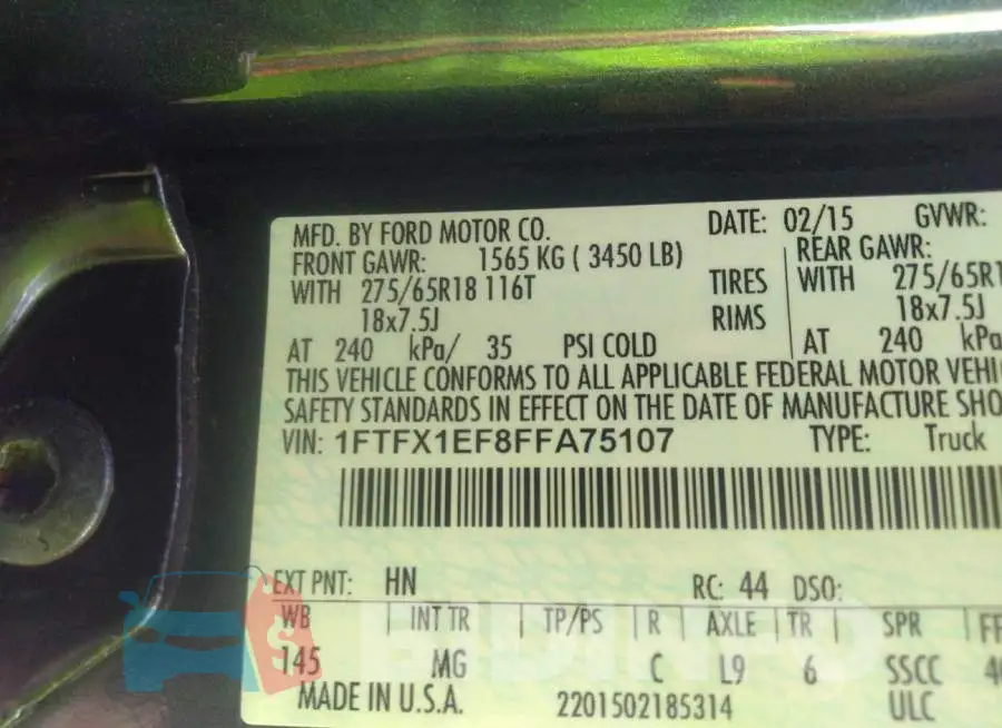 1FTFX1EF8FFA75107 Photo# 9
