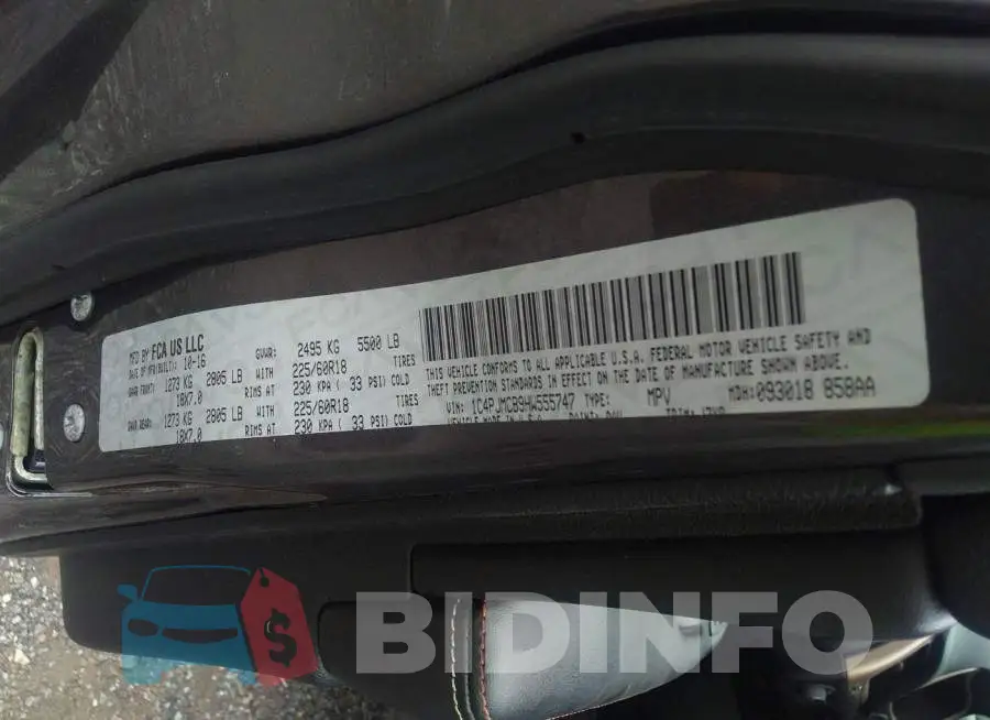 1C4PJMCB9HW555747 Photo# 9