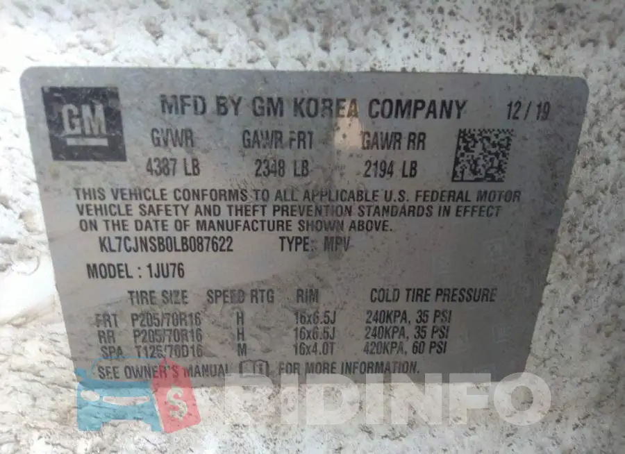 KL7CJNSB0LB087622 Photo# 9