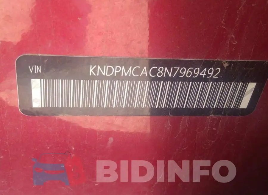 KNDPMCAC8N7969492 Photo# 9