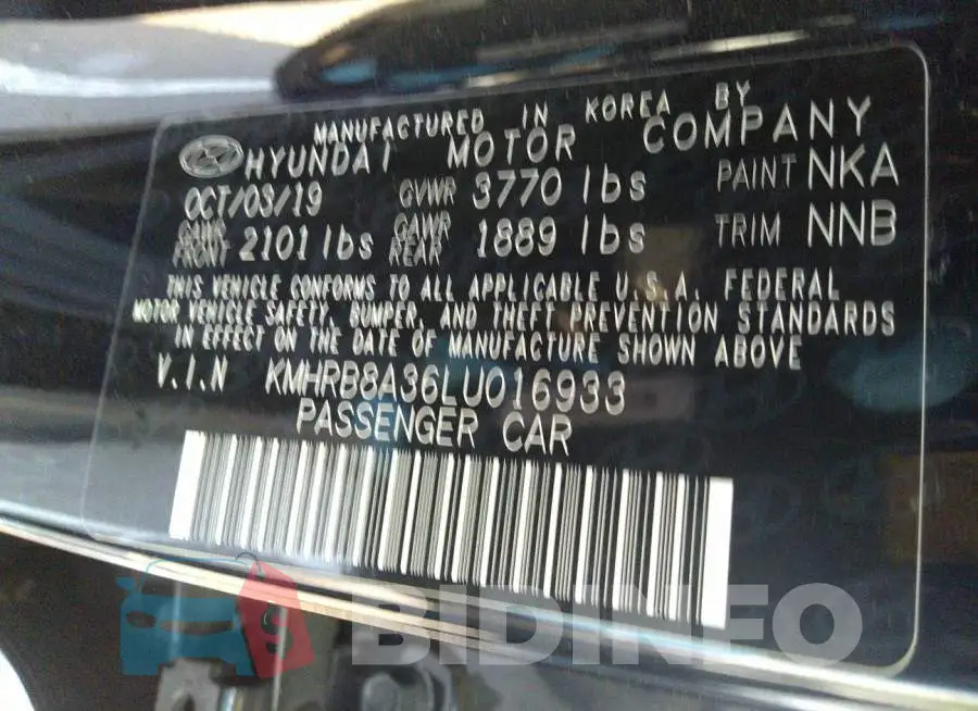 KMHRB8A36LU016933 Photo# 9