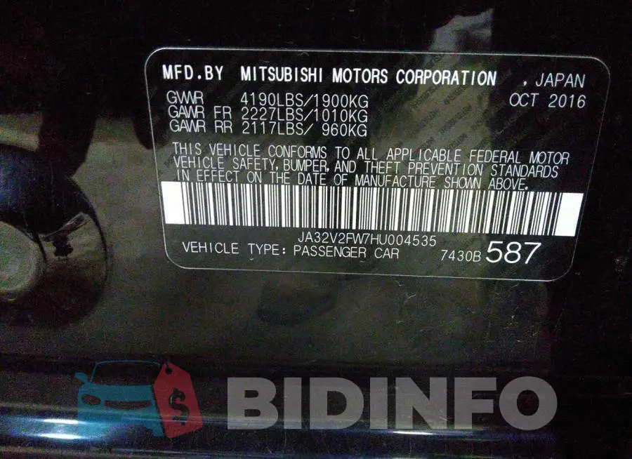 JA32V2FW7HU004535 Photo# 9