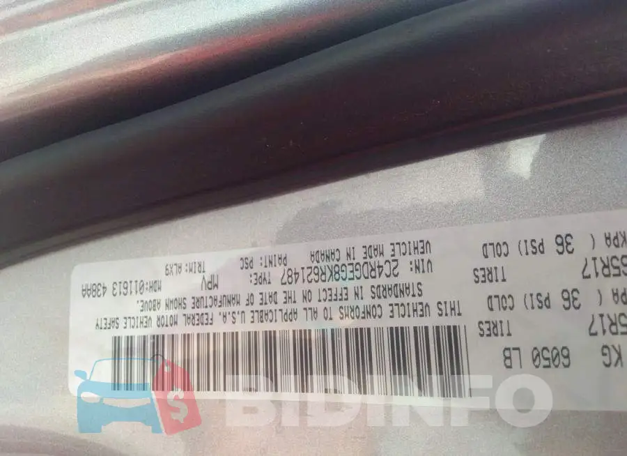 2C4RDGEG8KR621487 Photo# 9